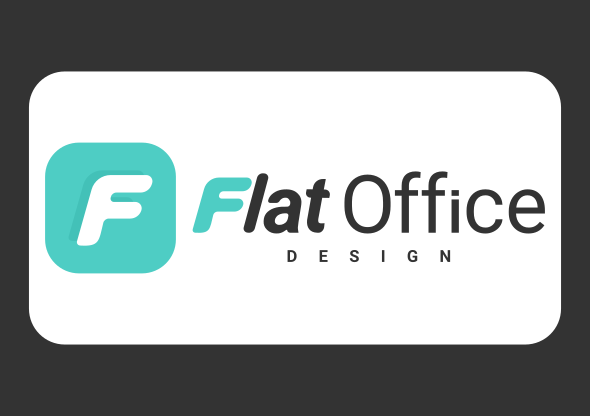 Flat Office logo definitivo con testo